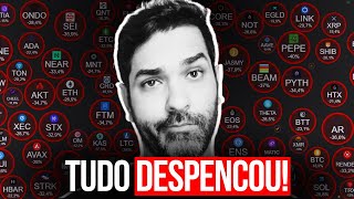 COLAPSO NO MERCADO LEVA BITCOIN E CRIPTOS AO DERRETIMENTO 🔥 ENTENDA COM GRÁFICOS FATOS e DADOS [upl. by Russel]