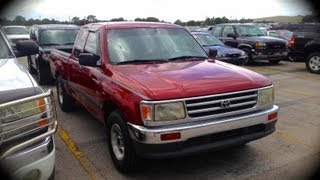 1996 Toyota T100 DX V6 Start Up Quick Tour amp Rev  252K [upl. by Latreese]