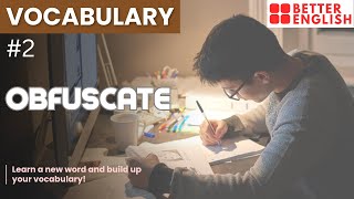 English Vocabulary  2  OBFUSCATE [upl. by Amling892]