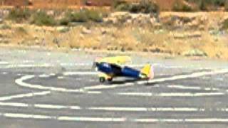 EAA Bipe TakeOff Maiden FltAVI [upl. by Salsbury]