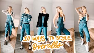 How to 10 ways I style my overalls [upl. by Gahl449]