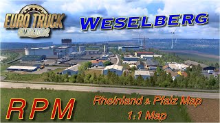 ETS2  RPM  Rheinland und Pfalz 11 Map  Weselberg  Euro Truck Simulator 2 [upl. by Enelyad]