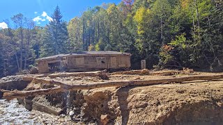 Hiking a dangerous debris field created by Hurricane Helene in WNC [upl. by Bohon]