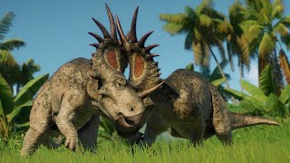 Styracosaurus Sounds Jurassic World Evolution 2 [upl. by Aziul768]