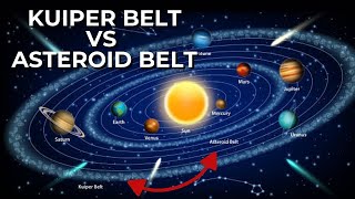 The Kuiper Belt VS The Asteroid Belt A Closer Look At Two Space Regions [upl. by Prudhoe839]