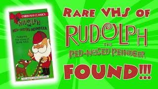 I Found the Rarest Rudolph the RedNosed Reindeer VHS [upl. by Suirtemid814]