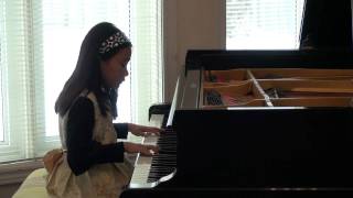 Mercedes Cheung 6 Years Old Beethoven Fur Elise Piano Solo [upl. by Leiuqese]