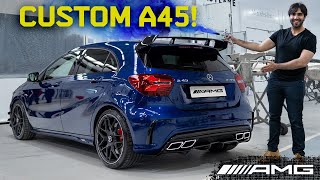 My Cheap A45 Transformed  PTS Paint 63 Exhausts CarPlay  More  Best 45 AMG Mods [upl. by Aliled78]