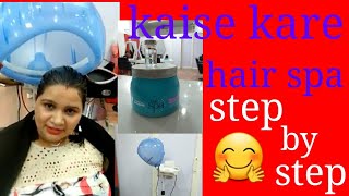 how to do hair spa LOreal products step by step at home [upl. by Rufford392]