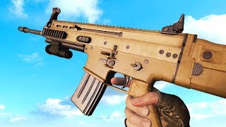 FN SCAR  Comparison in 35 Different Games [upl. by Ahsiekel]