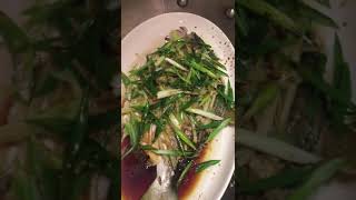 Steamed Fish  Chinese Style Steamed Pampano Fish steamedfish shorts [upl. by Sofia]