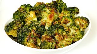 Roasted Broccoli with Garlic and Lemon Recipe [upl. by Adnylem]