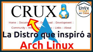 CRUX Linux  La distro que inspiró a Arch Linux  Posible Instalación en Directo [upl. by Cryan]