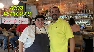 Food Network Chef Wendy Lopez Eating at Reyes Mezcaleria restaurant in Orlando [upl. by Alba848]