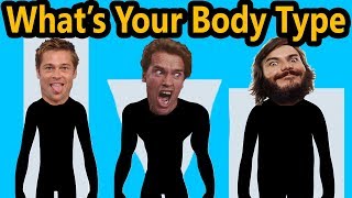 Whats Your Body Type 100 ACCURATE EASY TEST Ectomorph Mesomorph Endomorph Diet amp Workout Shape [upl. by Anilocin]