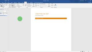 How to create Standard Operating Procedures Using Microsoft Word [upl. by Yk]