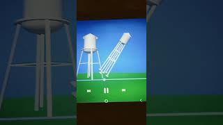 bartow Florida water tower fallinganimation [upl. by Droffig]