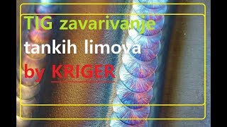 KAKO zavariti crni tanki lim tigom by KRIGER [upl. by Abdel]