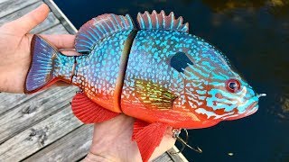 Making a LongEar SunFish Lure  World Record Size [upl. by Ventre]