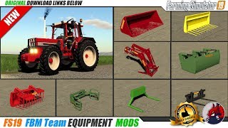 FS19  New FBM TEAM Mods 20191005  review [upl. by Enelehcim]