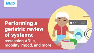 Performing a geriatric review of systems assessing ADLs mobility mood and more [upl. by Tarr]