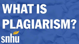 What is Plagiarism and How To Avoid It [upl. by Zehe]