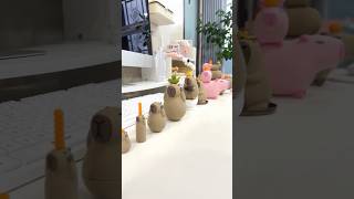 Look this is the capybara army I built for youcapybara 3d creative ornaments gift cute new [upl. by Lambart]