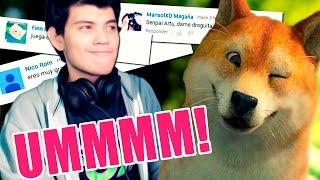 LEYENDO COMENTARIOS RANDOM CON DOGE  FaceRig [upl. by Atinrehs]