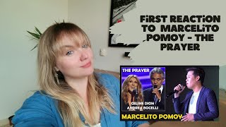 Russian first reaction to Marcelito Pomoy  The Prayer  Celine Dion and Andrea Bocelli [upl. by Neiluj55]