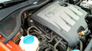 Polo 6R 16 TDI engine problem  strange sound [upl. by Lovell]