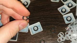 Оринги для механической клавиатуры  Silicon ORings for Mechanical Keyboard [upl. by Tombaugh]