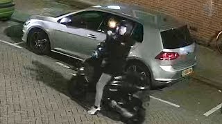 Rotterdam Woning beschoten in Transvaalstraat schutter vlucht op scooter [upl. by Weitzman]