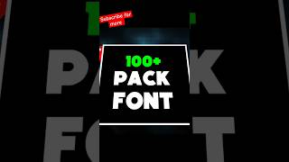 FREE Font Pack  100 FREE Fonts [upl. by Hanauq]