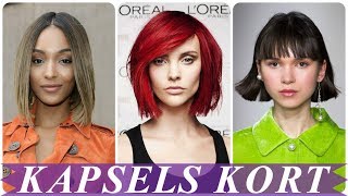 Makkelijke kapsels kort haar 2018 dames [upl. by Lezlie]