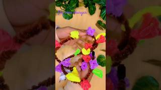 Diy flower vine charger from pipe cleaners🌱🌸handcraft pipecleanercrafts [upl. by Jochbed]