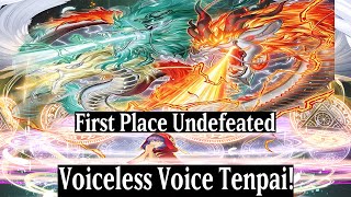 UNDEFEATED Voiceless Voice Tenpai Dragon Yugioh Deck Profile POST ROTA [upl. by Grunberg]