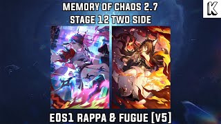 V5 E0S1 Rappa x Fugue in MoC 27 Stage 12 Node 1 amp 2  Honkai Star Rail [upl. by Elleinet335]