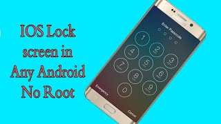 IOS Lock screen  in any android device no root [upl. by Irma]