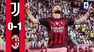 Giroud heads us to the Champions League  Juventus 01 AC Milan  Highlights Serie A [upl. by Leumek259]