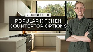 Popular Kitchen Countertop Options  A Quick Guide [upl. by Burg396]