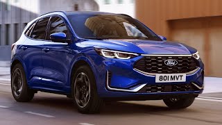 New 2024 Ford Kuga STLine facelift  Driving Exterior and Interior  Stylish SUV Design [upl. by Dnalwor]