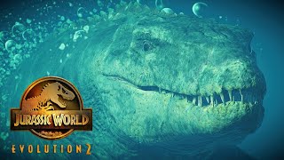 Cretaceous Waters  Life in the Cretaceous  Jurassic World Evolution 2 🦖 4K 🦖 [upl. by Sanferd]