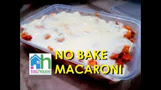 NO BAKE MACARONI with White Sauce PWEDENG PANGBUSINESS [upl. by Karlan]