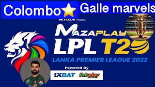 Colombo stars Vs Galle MarvelsLanka leagueLPLcricket king [upl. by Ojibbob]