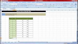 Excel Ders7 Toplama yüzde kümülatif [upl. by Aay]