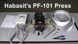 Belt Joining with the Pf101 Press  Habasit Fabrication Tools [upl. by Neruat]