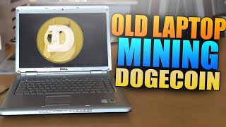 Mining Doge coin on old Laptop [upl. by Rambort]