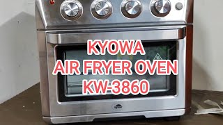 KYOWA AIR FRYER OVEN KW3860  UNBOXING [upl. by Dray]