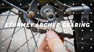 Sturmey Archer 5 speed How it works [upl. by Hgielah]