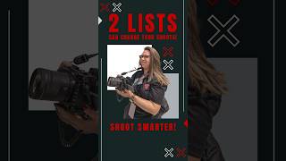 2 Lists You Need for Every Shoot – Do This Now [upl. by Eniledam848]